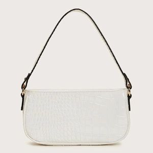 White baguette bag